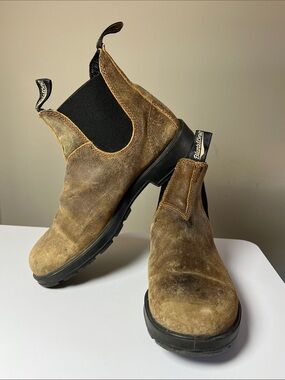 Blundstone Men's 8.5 Brown Suede Chelsea Boots